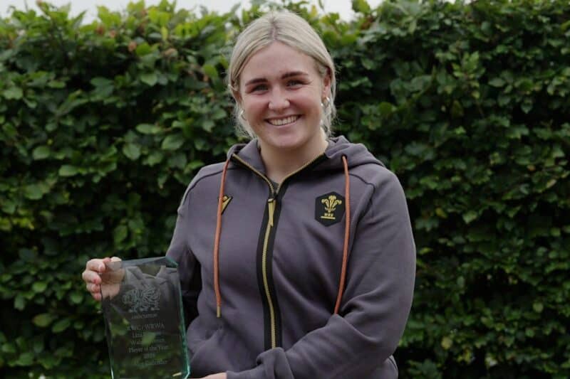 Callender wins WRWA Wales Women’s Player of the Year Award